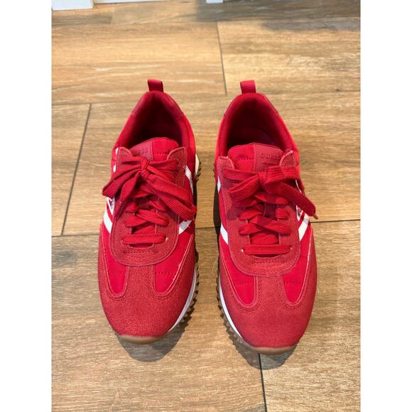 Guess Women's Red Bailei Sneaker 8.5M - Picture 1 of 8